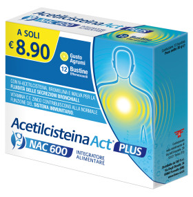 ACETILCISTEINA ACT PLUS NAC 600