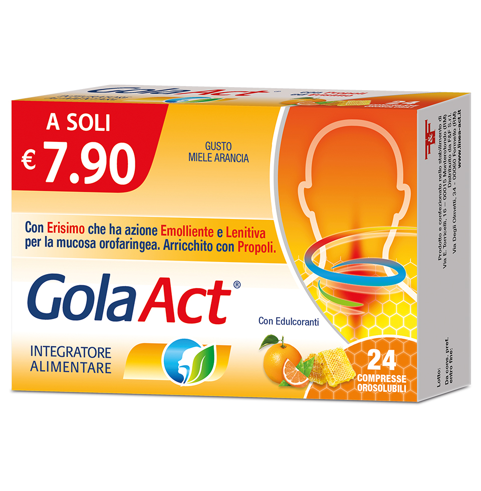 GOLA ACT - GUSTO MIELE ARANCIA