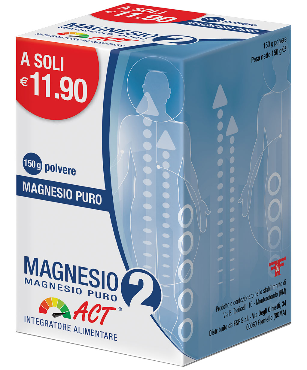 MAGNESIO 2 ACT - MAGNESIO PURO 150g