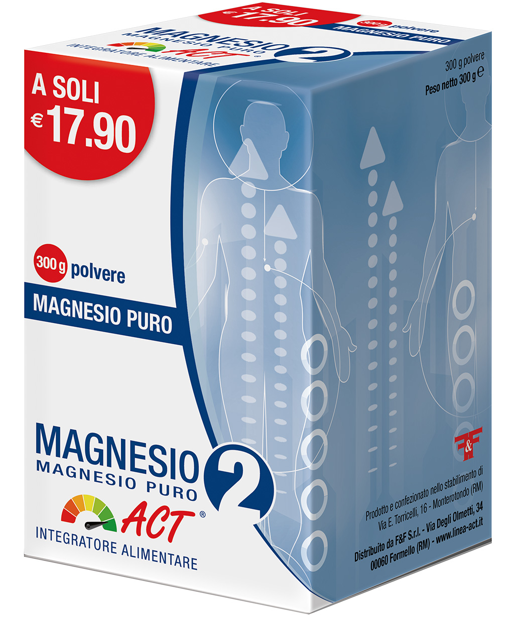 MAGNESIO 2 ACT - MAGNESIO PURO 300g