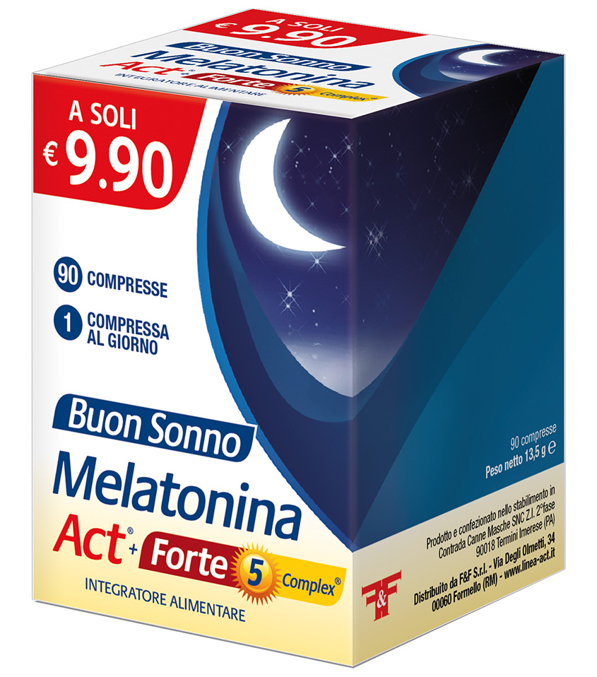 MELATONINA ACT +FORTE 5 COMPLEX