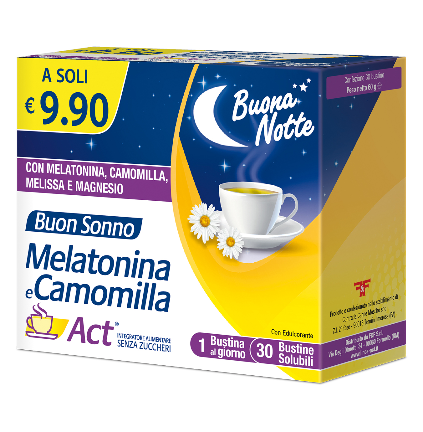 MELATONINA E CAMOMILLA ACT
