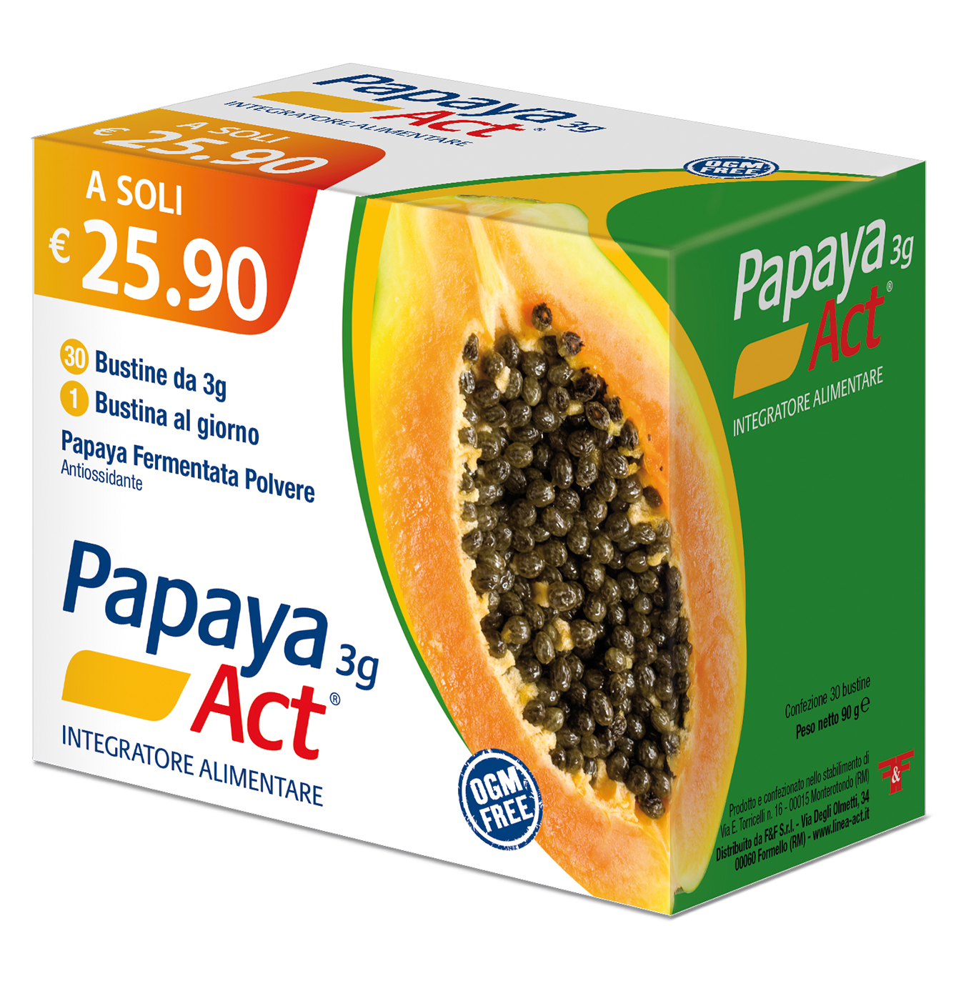 PAPAYA ACT 3g - 30 bustine PAPAYA ACT 3g - 30 bustine