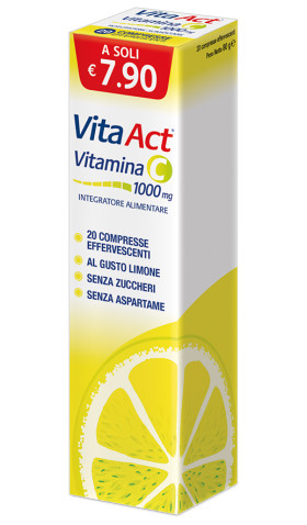 VITA ACT VITAMINA C 1.000mg - compresse effervescenti